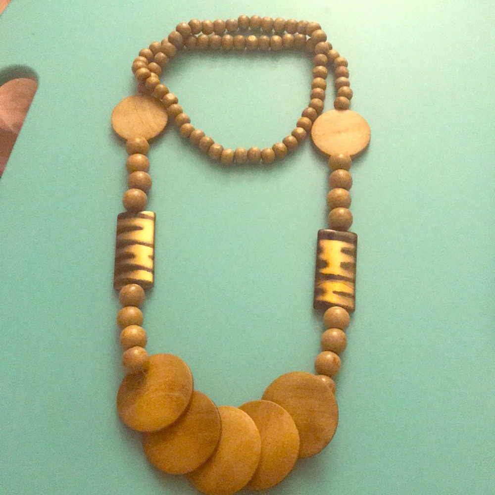 Wooden necklace